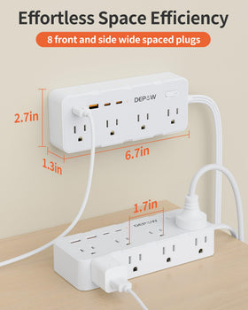 DEPOW wall-mount screws included for secure installation