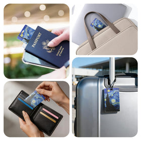 DERAX Wallet Tracker Card – 12-month battery life reduces charging hassles
