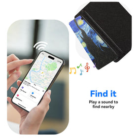 DERAX Wallet Tracker Card – precision finding with loud 90dB alert