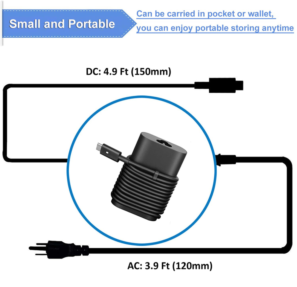 Derui 65W USB-C Charger with 12-month warranty for confidence