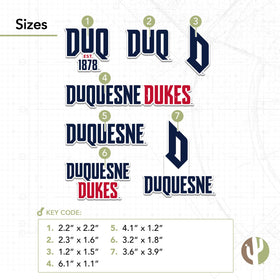 Desert Cactus Duquesne sticker on a car door with bold branding