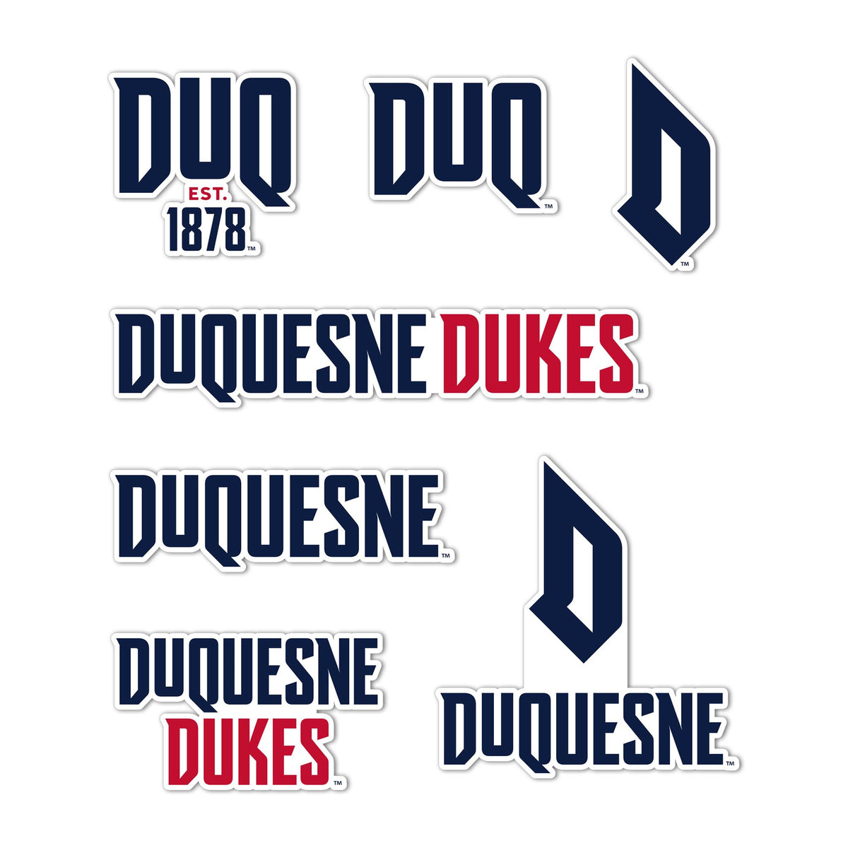 Desert Cactus Duquesne sticker on a laptop showing vibrant DUQ colors and durable vinyl
