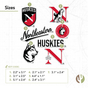 Desert Cactus Huskiesr sticker on car window adds campus pride