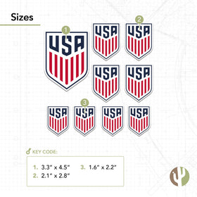 Desert Cactus US Soccer decal on car window for bold fan display
