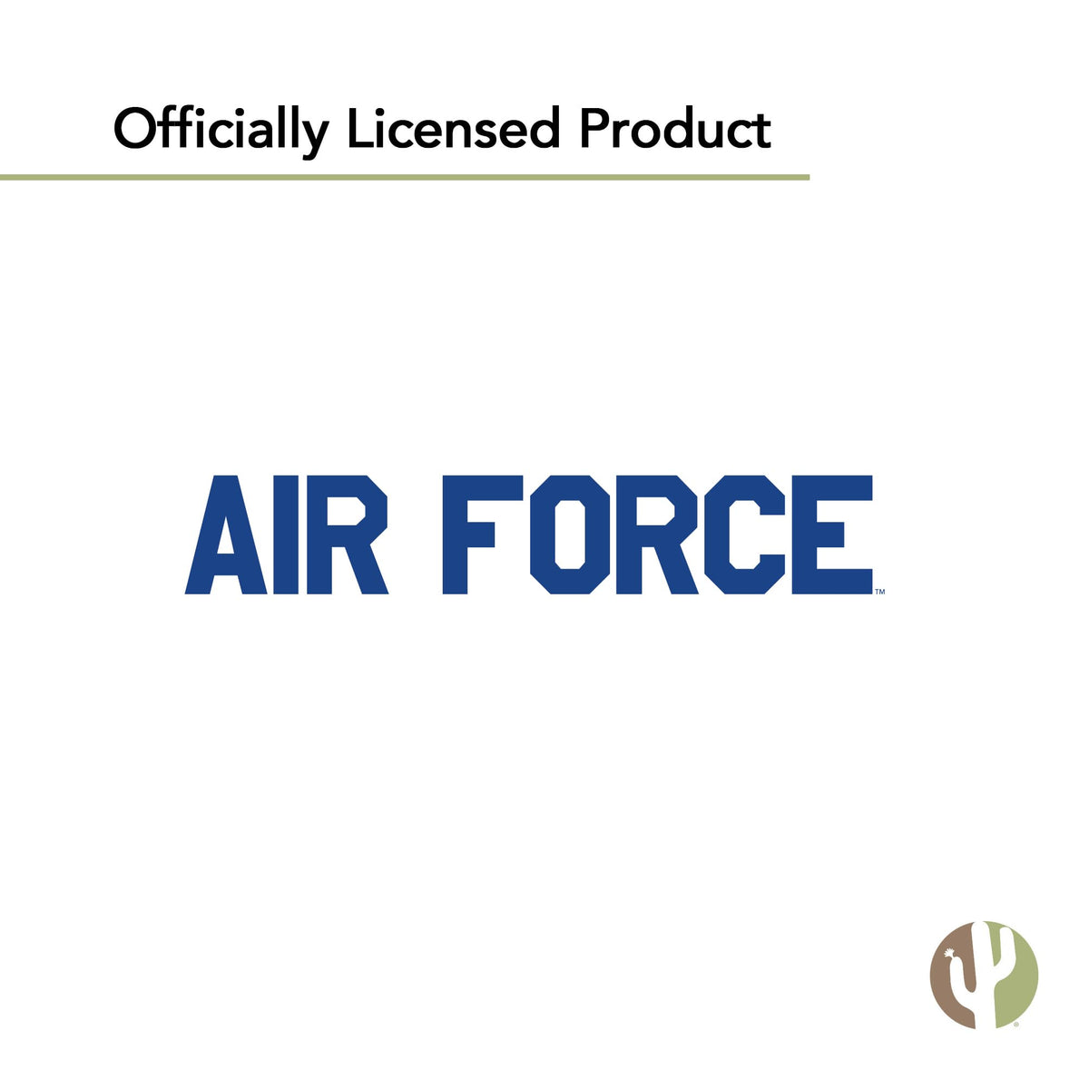 Desert Cactus USAFA Fightin Falcons sticker on surfaces offers easy removal.