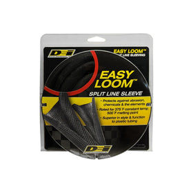 Design Engineering Easy Loom split-sleeve installation shows quick, tool-free wiring protection.