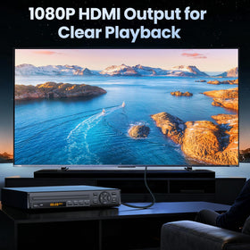 Desobry HDMI DVD Player 1080p upscaling for sharper detail from standard DVDs