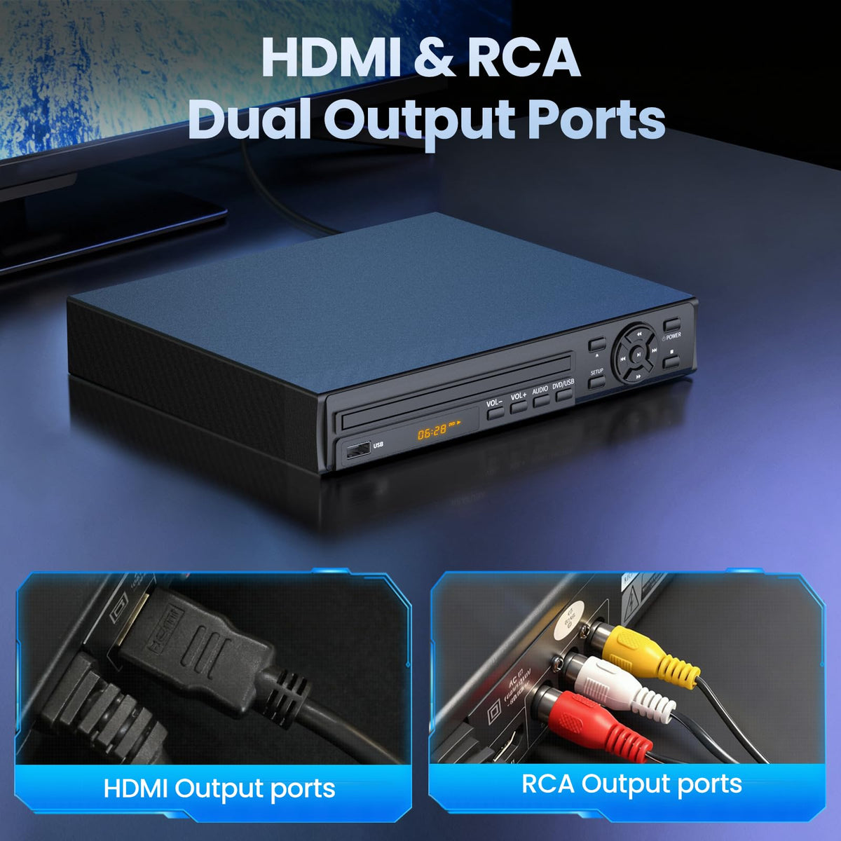 Desobry region-free playback supports discs from regions 1 to 6