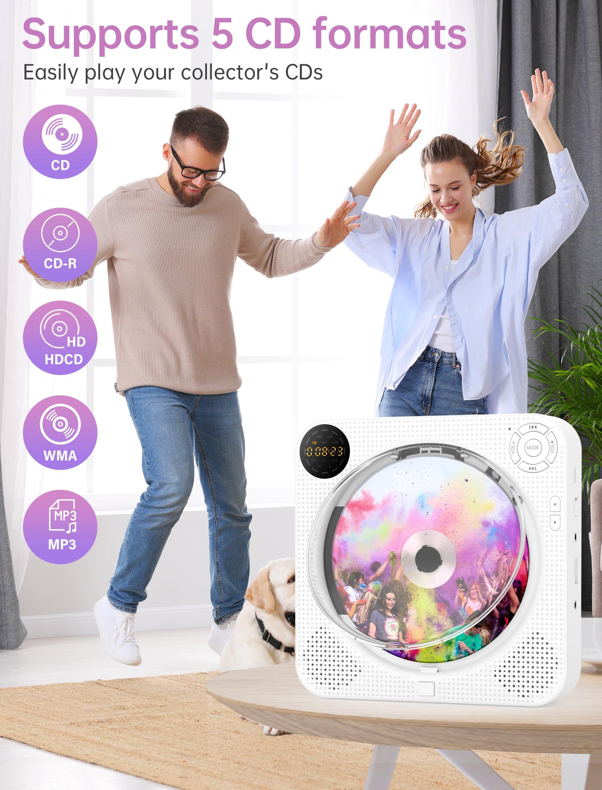 Desobry remote control for comfortable playback and Bluetooth switching