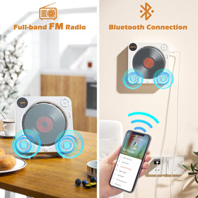 Desobry wall-mount plate enables space-saving installation for living rooms.