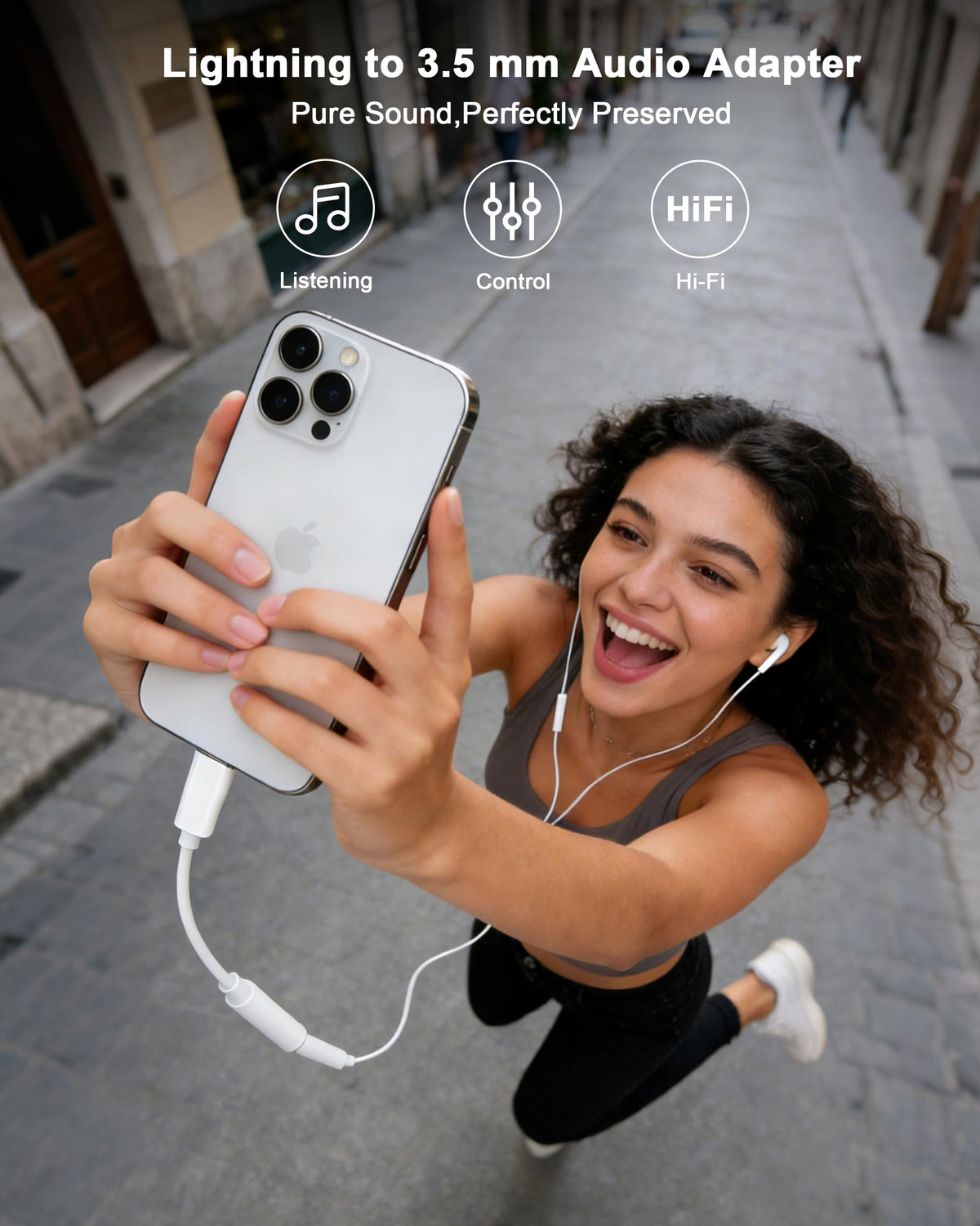 High-fidelity audio output supports 48 kHz and 24-bit music.