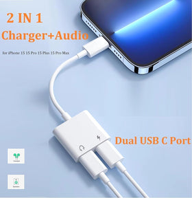 DESOFICON USB-C to aux dongle with DAC chip for high-fidelity sound