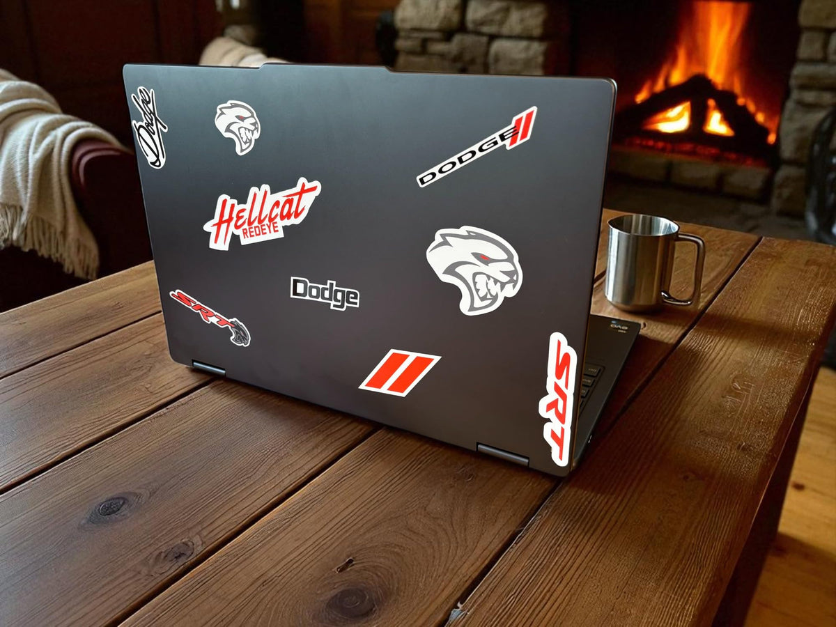 Detroit Shirt Company SRT emblem sticker for toolboxes and cases