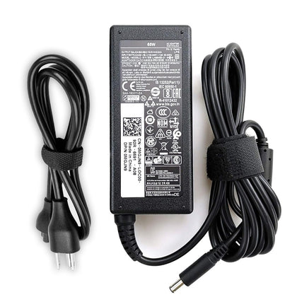 Deuanr 65W Dell charger front view powering Inspiron laptops
