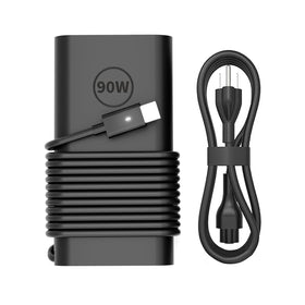 Deuanr 90W USB-C charger front view showing compact housing and label, reliable charging