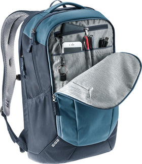 Internal valuables pocket on the Giga backpack keeps wallets and keys secure.