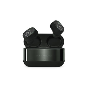 Devialet Gemini II case for easy on-the-go charging and storage.
