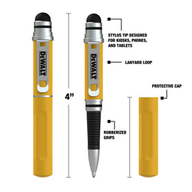 DEWALT 3-in-1 stylus tip close-up showing keypad-ready nylon tip
