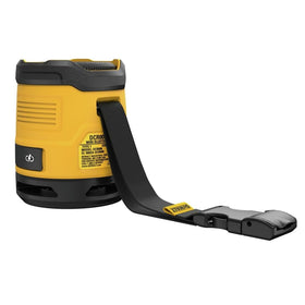 DEWALT DCR008 USB-C charging port close-up for fast-recharge benefit