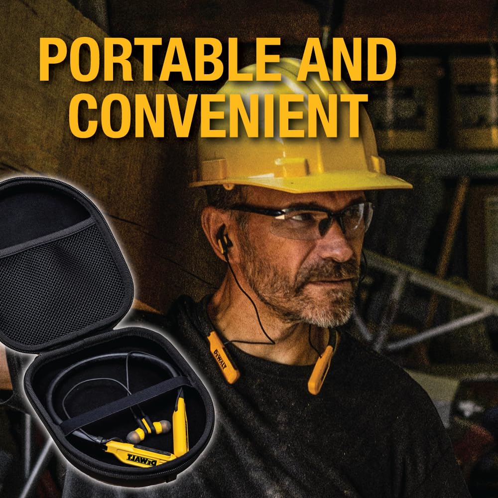 DEWALT EVA outer shell absorbs shocks during transit and job-site use