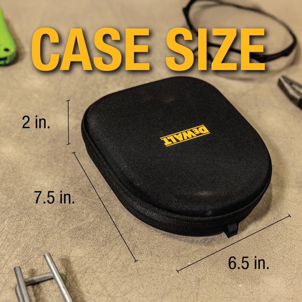 DEWALT secure closure keeps accessories neatly contained for quick setup