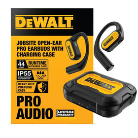 DEWALT heavy-duty open-ear headphones with open-ear design for safe outdoor listening