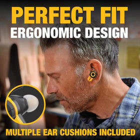 Long runtime supports full shifts with extended Bluetooth playback.