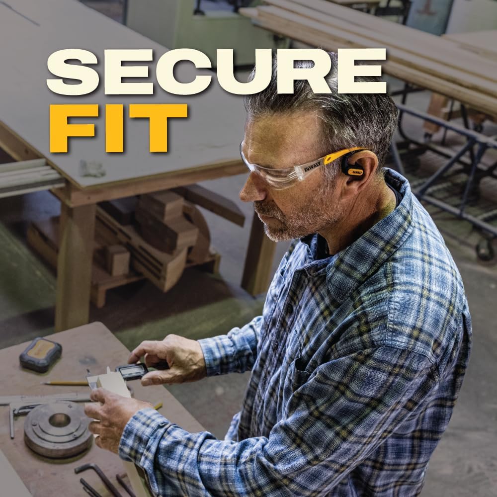 DEWALT physical one-button controls for gloves and dirty hands