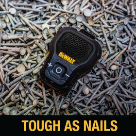 DEWALT built-in microphone enables hands-free calls