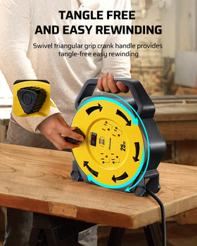 DEWENWILS reel in workshop use powering tools for convenient setup