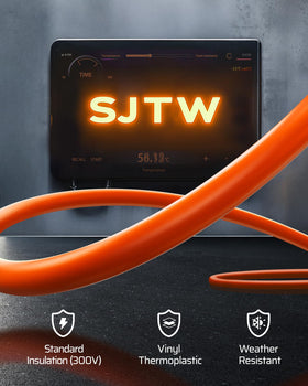DEWENWILS three lighted outlets detail for easy nighttime visibility