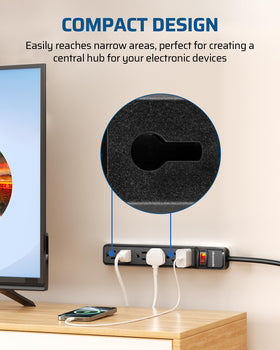 DEWENWILS UL-listed surge protector delivers reliable protection from surges