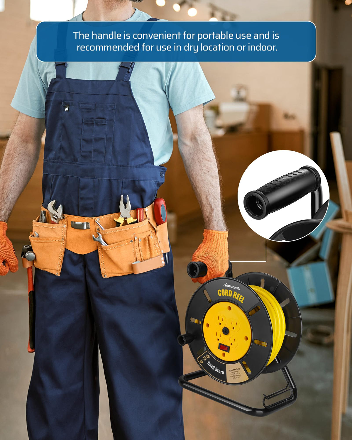DEWENWILS on worksite powering tools for convenient portable electricity