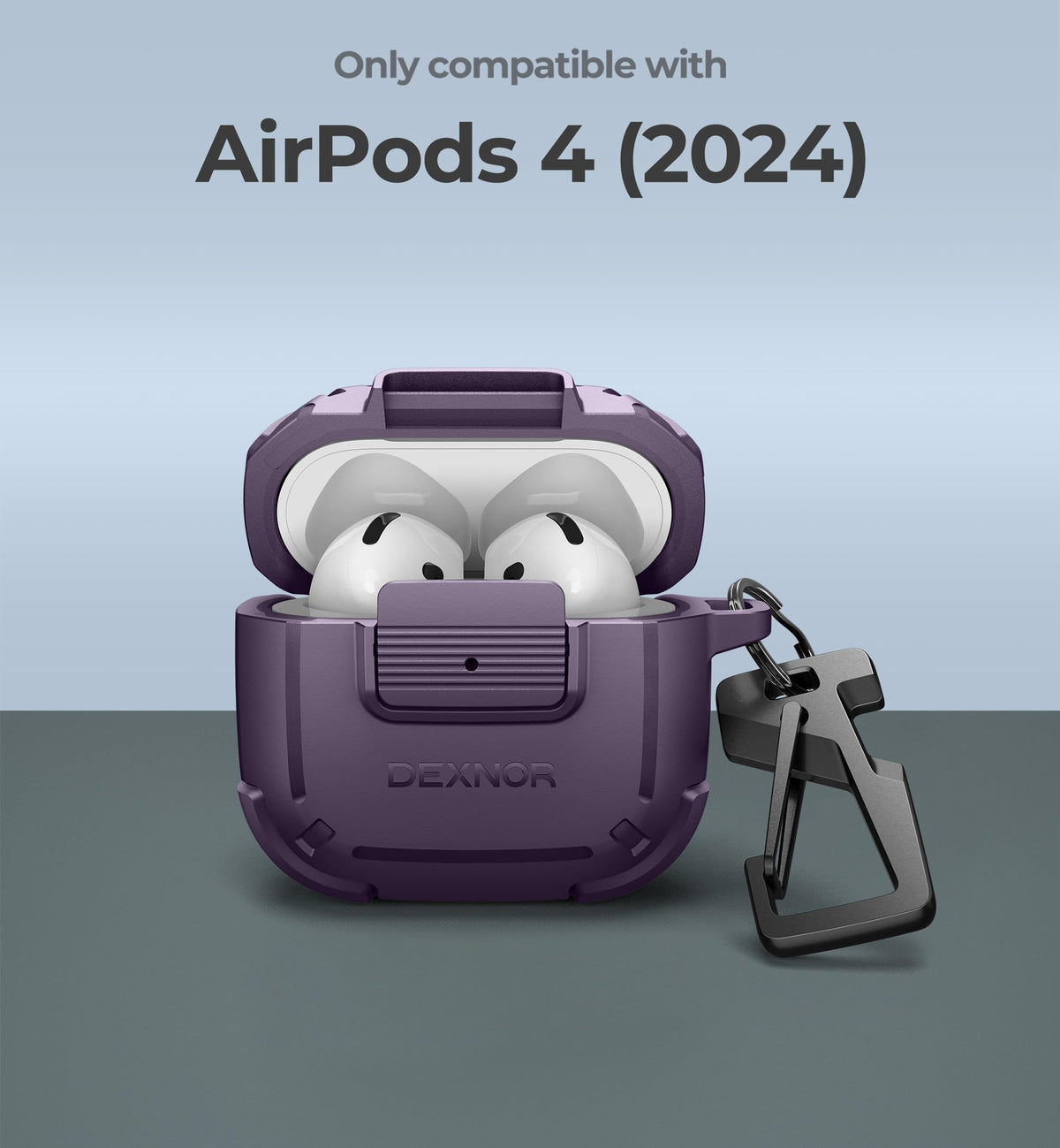 Dexnor AirPods 4 case shockproof bumper shields against impacts