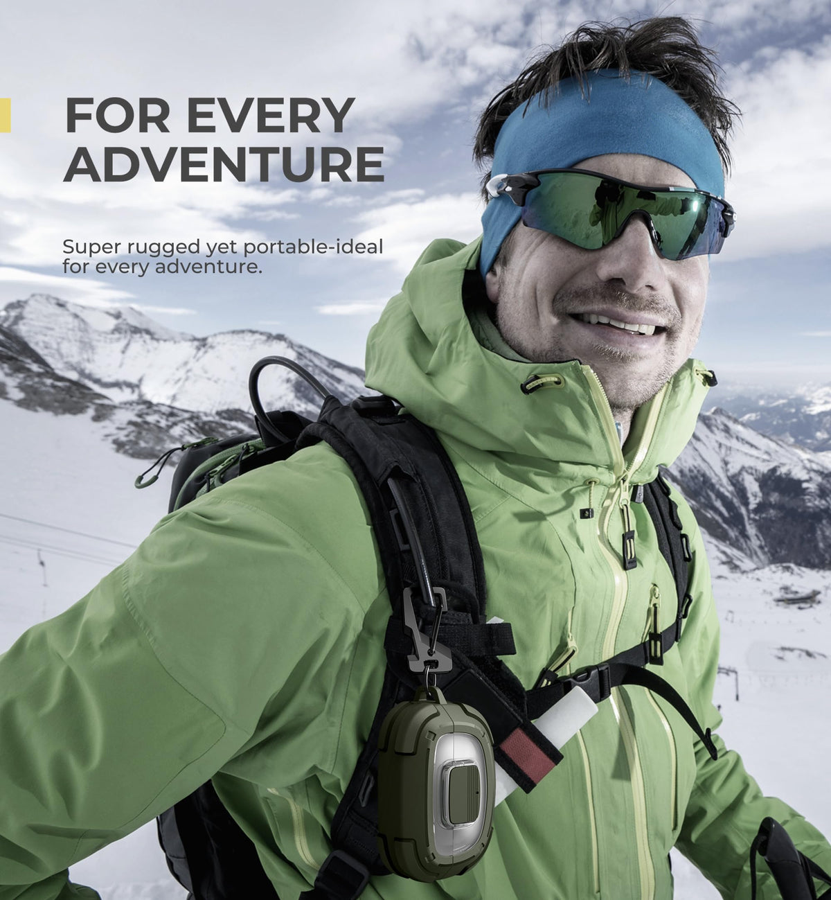 Outdoor-ready Dexnor case for Bose Ultra Open adventures.