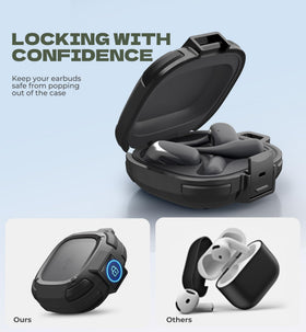 Dexnor OpenFit 2 case crystal-clear PC window showcases device