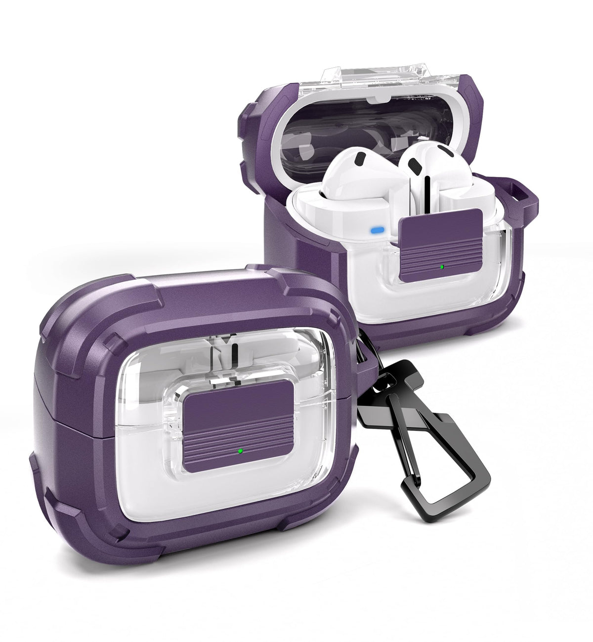 Dexnor rugged bumper case with secure latch protects Buds3 FE 2025 on the go