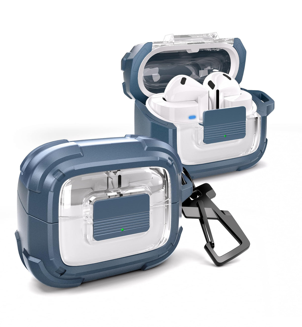 Dexnor rugged bumper case for Buds3 FE with locking latch for secure travel