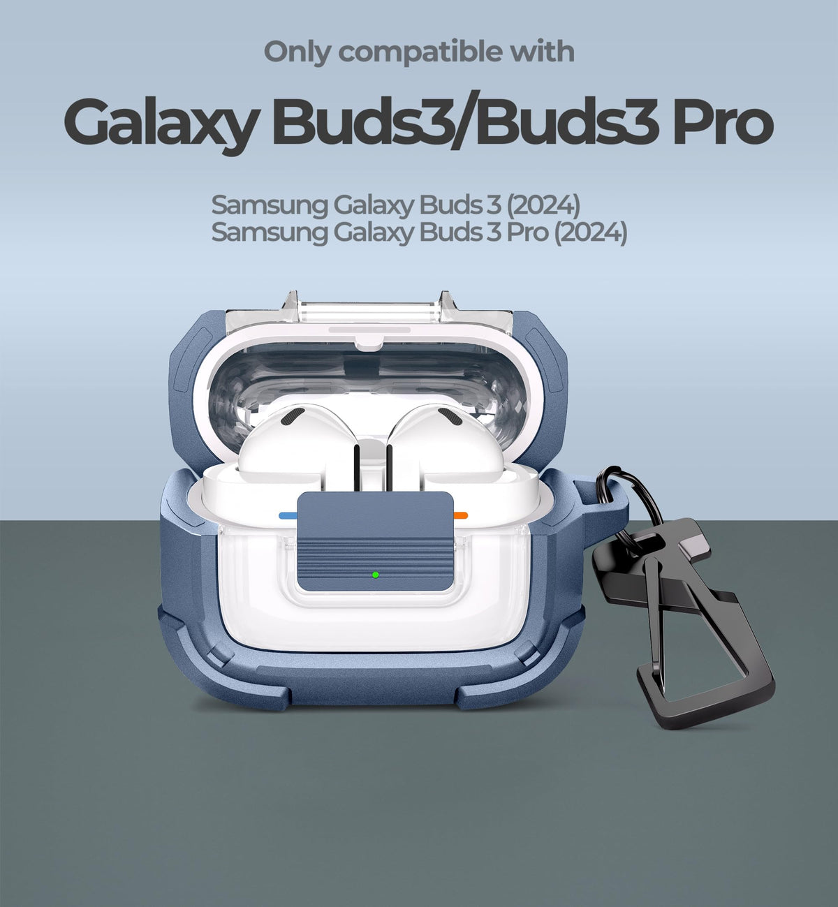 Dexnor Buds3 Pro 2024 case showing shockproof corner protection
