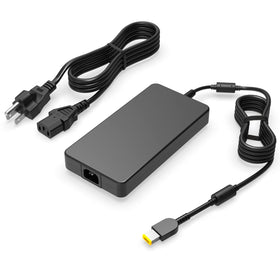 Dexpt 230W adapter front view showing compact design and UL safety benefit