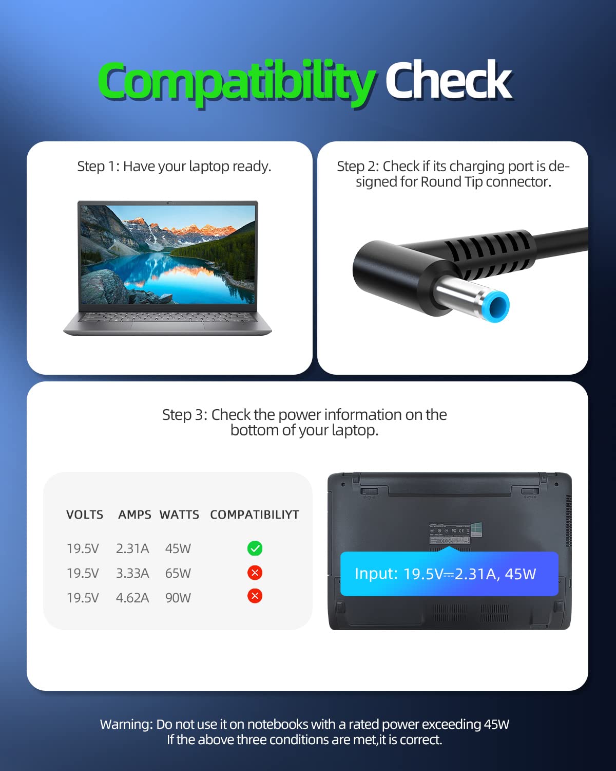 Dexpt compatible with multiple HP 15-dy models for flexibility