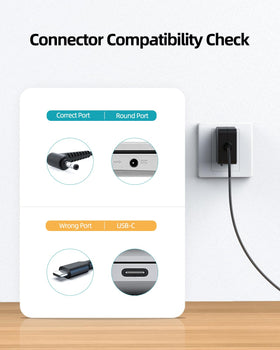 Dexpt foldable plug detail illustrating space-saving fold and secure storage