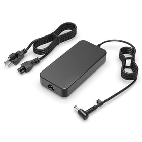 Dexpt front view power adapter showing compact design and portability benefit