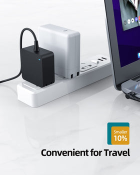 Dexpt retractable prongs fold away for safe travel and storage.