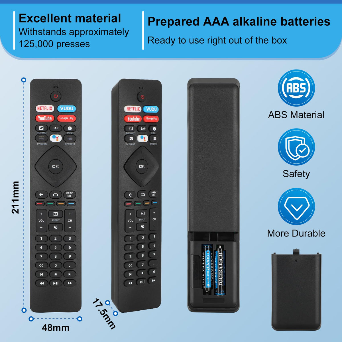 Dgavxa care tip: remove batteries when storing to protect electronics.
