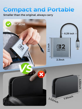 DGBOSEN with cables and 100W charger demonstrating simultaneous charging