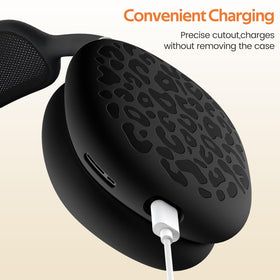 DGege ear cup cover detail showing precise silicone fit and port access benefit