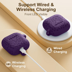 DGege AirPods 4 case with front LED visible through case for status