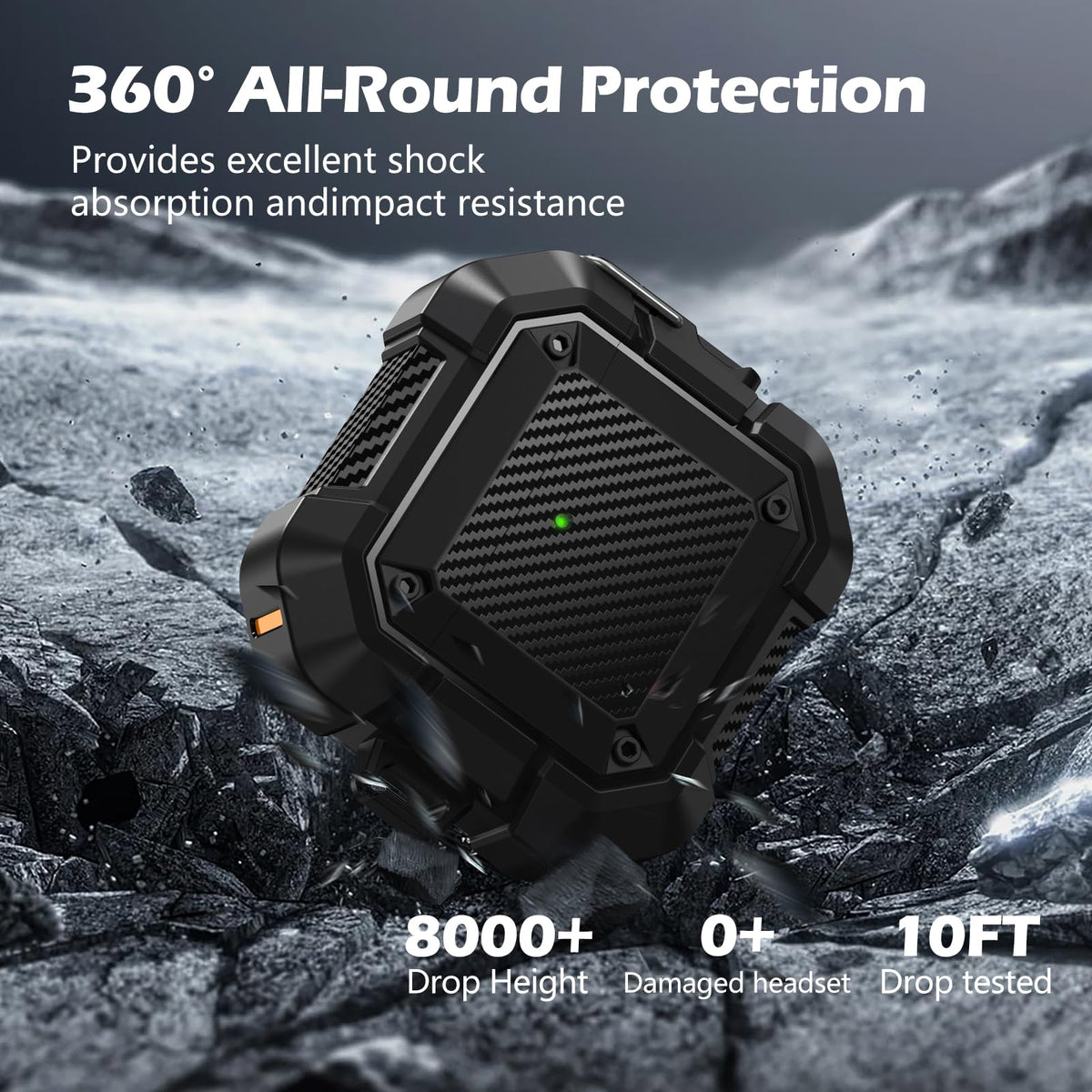 DGege AirPods 4 Case lock switch demonstrates secure closure