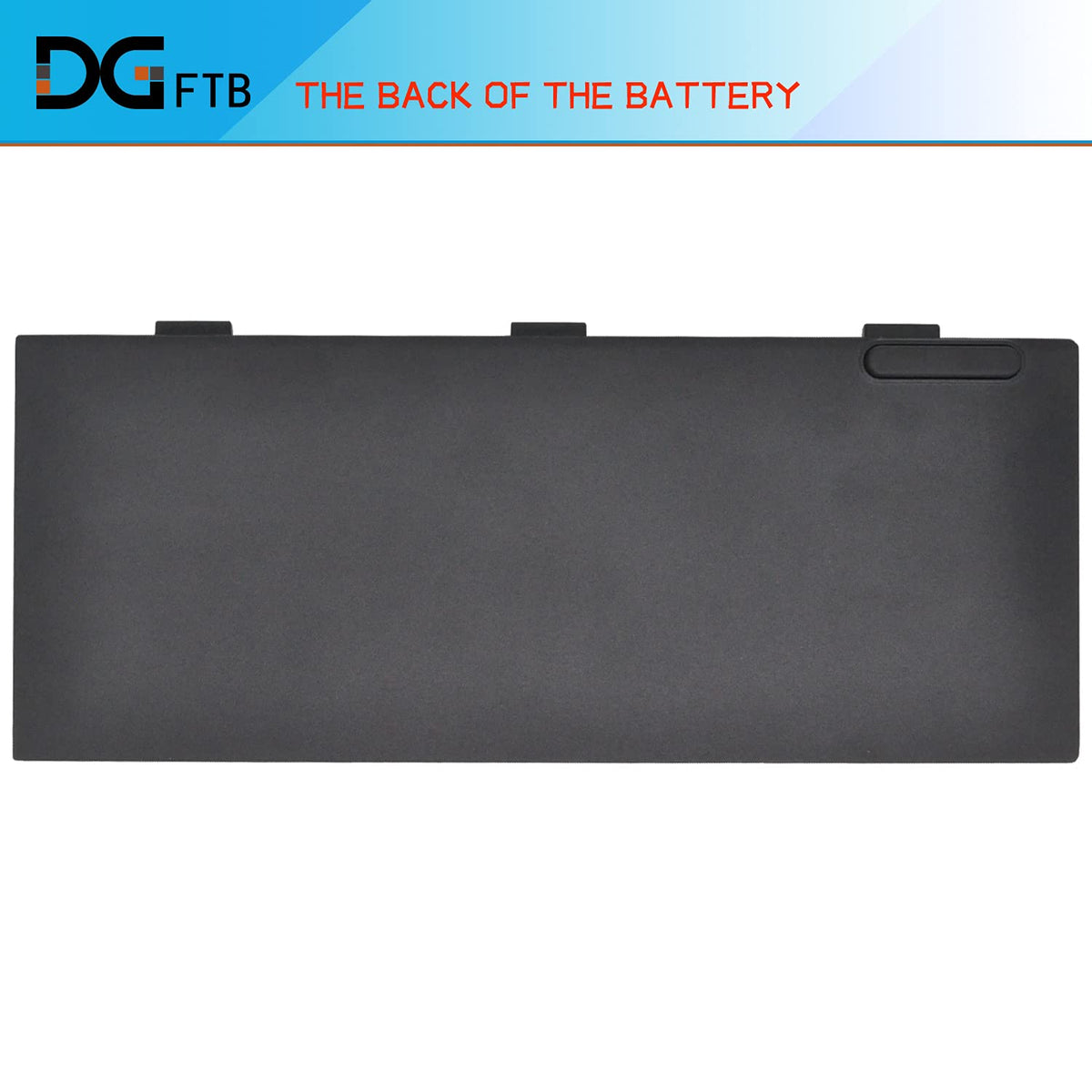 DGTECH 77+ side profile with ruler scale, illustrating compact 90Wh size